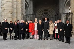 SS.MM. Los Principes de Asturias en Jaca